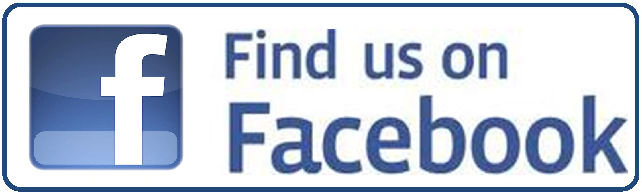 Find us on facebook logo